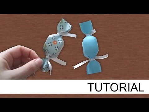 Tutorial: Geschenkverpackung im Bonbon-Design | Carmens bunte Bastelwelt