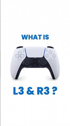 What is L3 & R3 on a Controller? 🎮 #GamingTips #ControllerBasics #PS5 #Shorts #AlzrooArcade