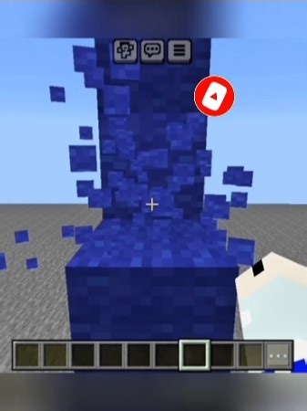 APAKAH KAMU BISA TAHAN TAK KEDIP MATA SELAGI AKU MENAMBANG BLOCK INI? || PART 43 #minecraft #shorts