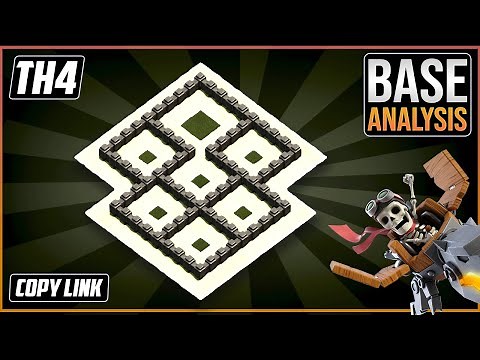 ULTIMATE BEST TH4 HYBRID/TROPHY[defense] Base 2021!! Town Hall 4 Hybrid Base Design - Clash of Clans