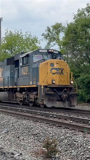 Csx manifest with a old model AC44 and a Big Mac leading #csxtransportation