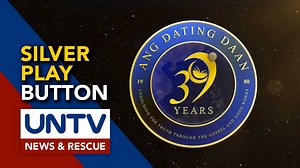 5.6K views · 824 reactions | WATCH | Ang Dating Daan receives Silver Play Button from YouTube for reaching 100-thousand subscribers mark | UNTV News and Rescue | Facebook
