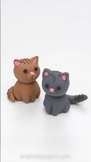 How to Make a Clay Cat 🐈🐈🐈
