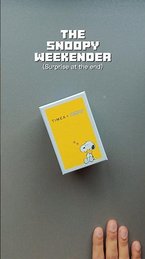 The Snoopy Weekender: Better than expected? 🐕 #WatchCollector #TimexWeekender