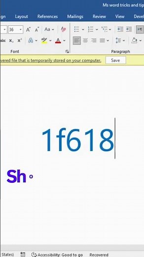 Secret 😘 Kiss Emoji in MS Word 😱 | Computer Shortcut