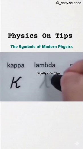 Symbols in Physics #physicsontips #symbols #experiment #potofknowledge #science #physics #viralvideo