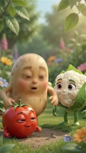 The Cutest Dancing Vegetables! 🥕🥔 viral video #3danimation