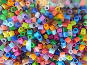 Gigantic tub of 22,000 Perler beads