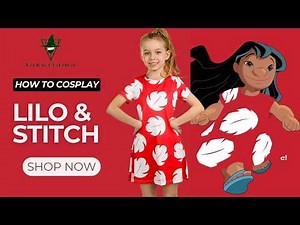 Lilo & Stitch Costume Lilo Pelekai Cosplay Dress Kids Adults #Takerlama #disney #fancydress