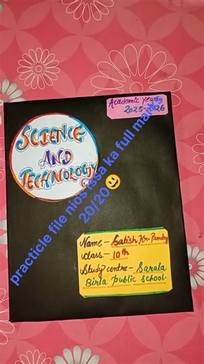 practicle file nios got 20/20😄 easily👍#viralvideo #nios #nios