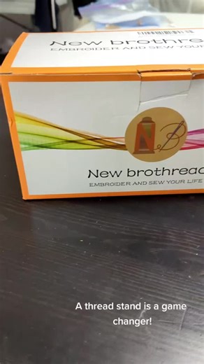 If you don't already have one, get yourself a thread stand for your embroidery machine! I got mine off of Amazon and it solved my issues with thread pulling and getting tangled around the spool. #embroidery #embroiderymachine #embrodieredsweatshirt #monstera #plant #embroiderytips #embroiderytutorial #embroiderytutorial #shirt #smallbusiness #smallbusinesstips#clothing#gift #etsy #tiktok #se1900