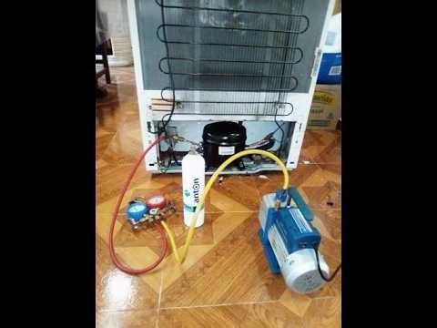 How to recharge a refrigerator // Recharging gas R134A