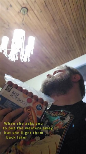 When she tells you to put the hot dogs away #funny #memes