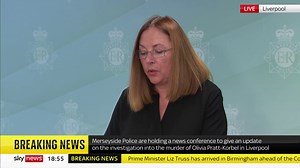 BREAKING: A man has been charged with the murder of nine-year-old Olivia Pratt-Korbel. Read more here: https://trib.al/xpgTTDp 📺 Sky 501, Virgin 602, Freeview 233 and YouTube | Sky News