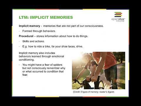 OpenStax Psychology Chapter 8: Memory
