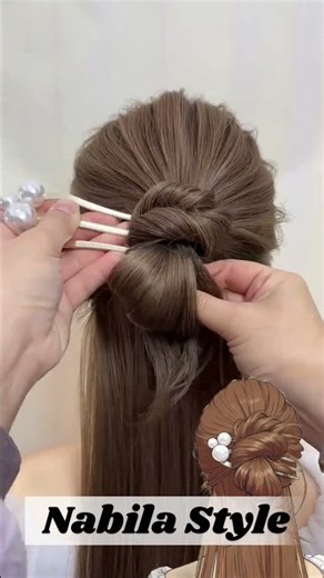 How to make Nabila Style |Hair Style| #shorts #trending #ytshorts #viral