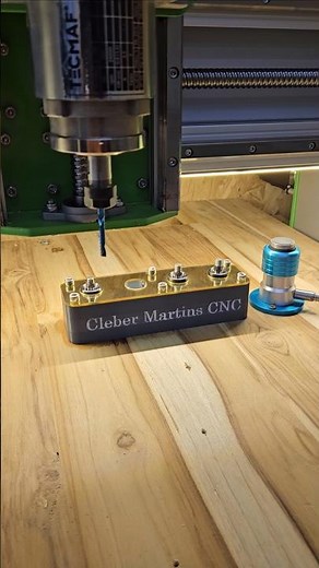 Protótipo do trocador de ferramentas 🤩🤩 #cnccaseira #cncrouter #cnc #cncmill #routercnc