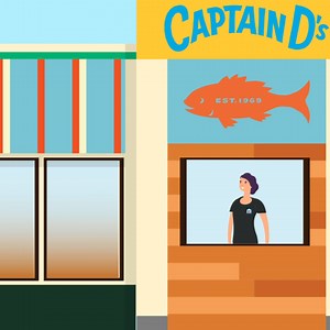 1.3K views · 30 reactions | Swing on by. Your favorite seafood place is open for drive-thru, carryout and delivery*. *Delivery available at most locations. | Captain D's | Facebook