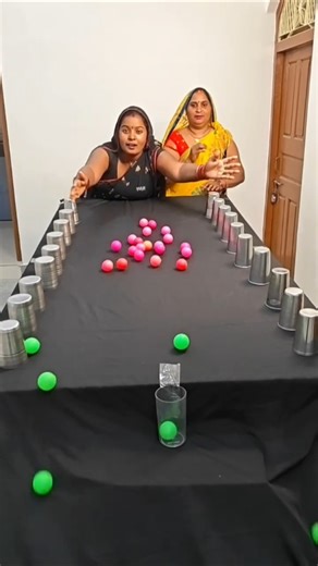 pink colour ball roll Tera Ni jethani challenge ✅