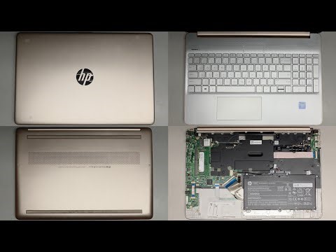 HP Laptop 15-dy0015ds Disassembly RAM SSD Hard Drive Upgrade Battery Replacement Repair Quick Look