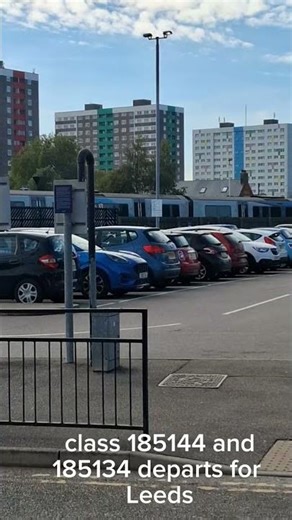 Transpennine express Class 185 144 and 185 134 departs hull for Leeds