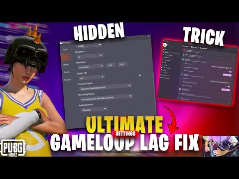 Gameloop Best Settings For Low End Pc -Laptop 😨 Lag Fix | Errors | Fps Problem ⚡ 100% solved 🔥