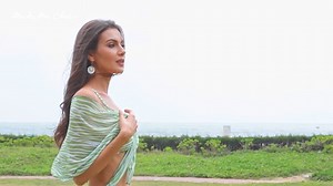 Watch Zebra Striped Bikini Set with Cover Up Beach Skirt on Amazon Live