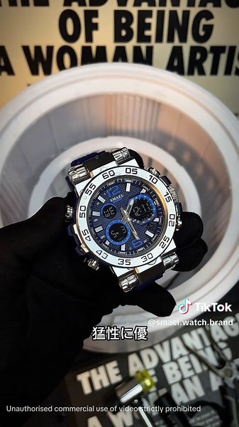 防水デュアルディスプレイスポーツウォッチ