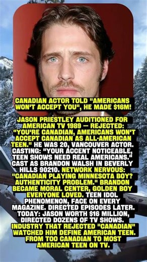 CANADIAN ACTOR TOLD "AMERICANS WON'T ACCEPT YOU", HE MADE $16M 📺🍁