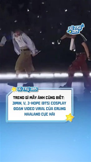 Jimin, V, and J-HOPE (BTS) Hilariously Cosplay Erling Haaland's Viral Trend #Vutru365 #bts #erlin...