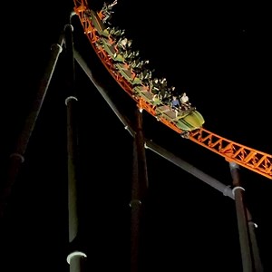 How awesome is a night ride on Steel Taipan! | Gold Coast Theme Parks