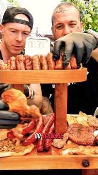 140€ für diese Grillplatte? 😳 Wir versuchen die XXL TITANIC BALKAN CHALLENGE! 🔥