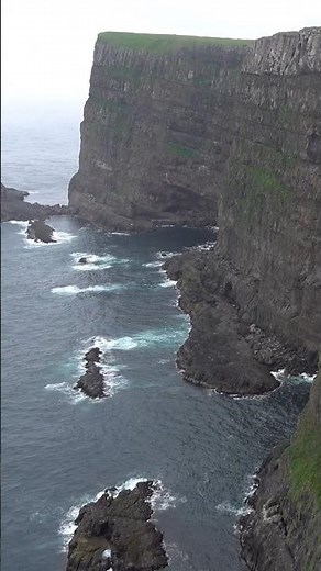 Puffins on Mykines, Faroe Islands