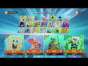 Nickelodeon All-Star Brawl - All Characters & Stages *Updated*