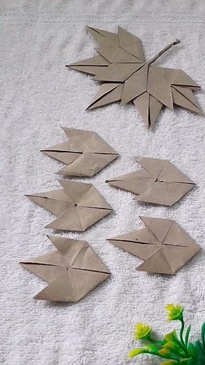 💓DIY Maple Leaf 🍁 | Easy Paper Craft #shorts #diy #aestheticroomdecor