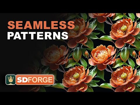 Creating Seamless Patterns and Textures with Stable Diffusion Forge UI