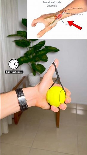 One of the best exercises to treat De Quervain's tenosynovitis