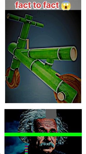 bamboo ki cycle 🚲 physics #alberteinstein #shorts #viralphysics