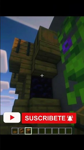 PORTAL SIMPLE en Minecraft 😱✨ ¡Lo haces en segundos!