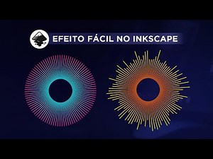 Circular effect with lines in Inkscape | Very easy to do!