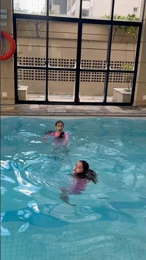 Segundo desafio na piscina 😱