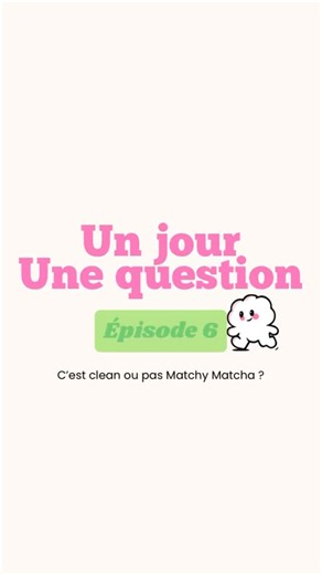 Matchy Matcha on Instagram: "Un jour = Une question✨ ÉPISODE 6 — C’est clean ou pas, Matchy Matcha ? 🍵 Dès le départ, l’idée était simple : faire une boisson lisible, que tu peux comprendre sans déchiffrer l’étiquette. 👉 On a donc travaillé avec un laboratoire clean label, pour garder une recette courte et cohérente. À l’intérieur : • du matcha premium • du lait d’avoine • un peu de sucre de canne • de la vanille Rien d’autre. Pas de conservateurs, 100 % végétal, fabriqué en France. 🍃 Pas d’i