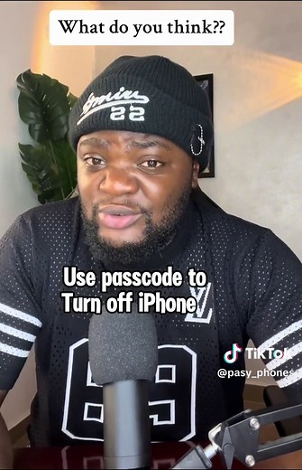 Use password to turn off iphone!!What do you think about this feature??#iphoneusers #iphonesecurity #iosupdates