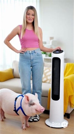 HIFRESH 107CM Tower Fan w/Cooling, Memory & Aroma Function, Remote & Touch Screen, 4 Modes & 3 Speed
