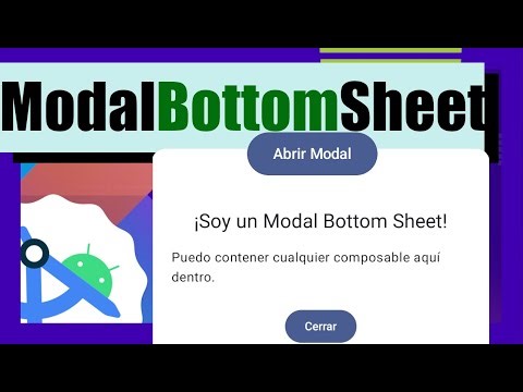 🟢 Los Bottom Sheets en Android Studio | Jetpack Compose - 09