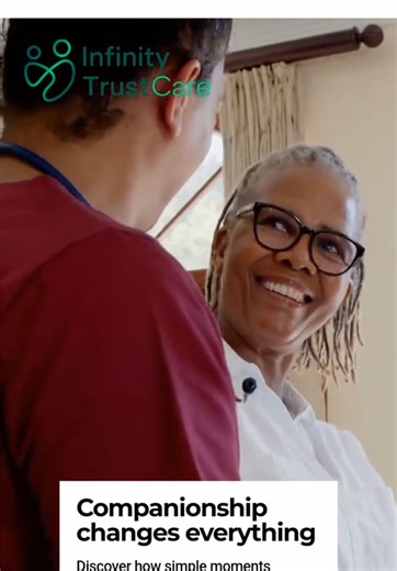 Companionship turns simple moments into heartfelt memories. A shared smile, a warm conversation or just sitting together can brighten a day more than you might expect. At Infinity Trust Care, we believe that emotional connection is as important as physical support. Whether it's a chat over tea, a stroll in the garden or sharing stories from the past, companionship nurtures well-being and brings comfort. It reminds us all that we are never truly alone. How do you find joy in everyday moments with