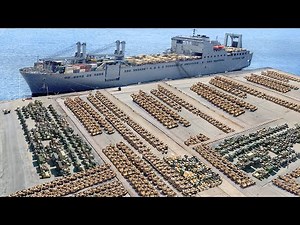 How the U.S. Unloads Billions $ Worth of Scary Military Hardware at European Ports