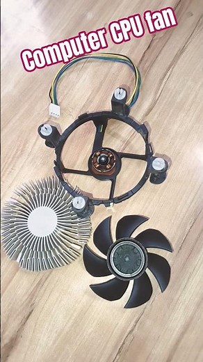 How to Disassemble pc fan✅Computer CPU fan⚡how to repair pc fan || Remove pc fan blades #cpufan