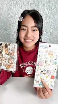 Make a sticker book with Otonano Zukan Sticker! Snoopy ピーナッツファミリー編 #大人の図鑑 #シール帳 #あーたん #ahtanatelier