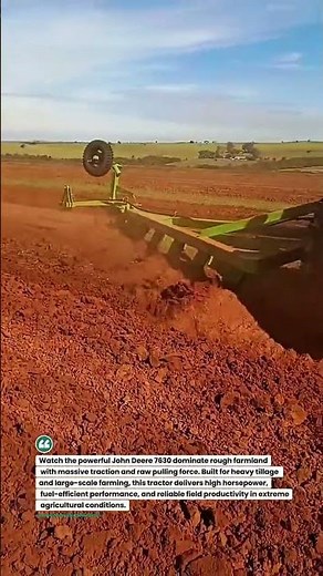 John Deere 7630 Field Beast 🚜💨 #JohnDeere #FarmLife #AgriTech